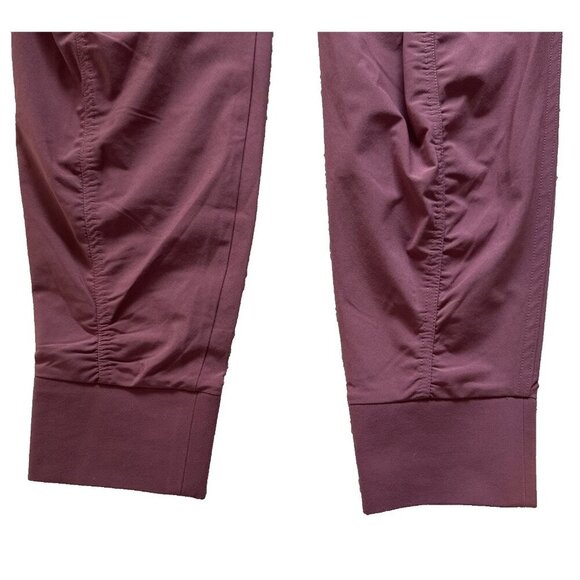 Athleta Altitude mid rise jogger, zip pockets cuffed,‎ 988416, maroon, size 6T - Picture 7 of 12